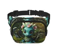 WZYCWB Magical Little menglong Sports Waist Bag, Trendy and Fashionable Crossbody Bag, Lightweight Travel Small Bag
