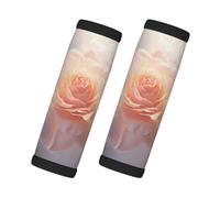 WZYCWB Magical White Roses Printed Suitcase Handle Cover - wear-Resistant Trolley Cover, a Must-Have for Travel