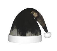 WZYCWB Majestic Bear Patterned Christmas Hats for Kids, Cute Pointed Hats, Christmas Party Decorations and Gifts for Family Gatherings