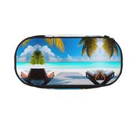 WZYCWB Maldives Holidays Large Capacity Pencil Bag - Multifunctional Storage Box, Portable and Durable Pencil Bag for Office and School Supplies