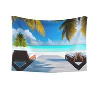 WZYCWB Maldives Holidays Large Printed pet Blanket - Suitable for pet kennels/Dog beds/cat Baskets