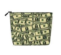 WZYCWB many cartoon dollars Patterned cosmetic bag, travel cosmetic bag, multifunctional storage bag, storage for daily necessities