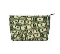 WZYCWB Many Cartoon Dollars Printed Cosmetic Storage Bag, Perfect for Business Trips and Travel.
