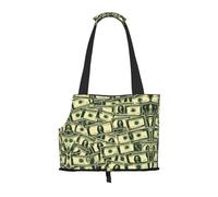 WZYCWB many cartoon dollars Printed Pet Shoulder Bag - Lightweight, Breathable Travel Small Pet Shoulder Bag