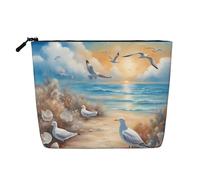 WZYCWB Many cute seagulls Patterned cosmetic bag, travel cosmetic bag, multifunctional storage bag, storage for daily necessities