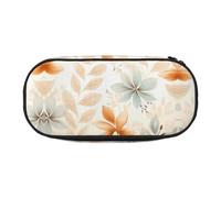 WZYCWB Maple Leaf Print Large Capacity Pencil Bag - Multifunctional Storage Box, Portable and Durable Pencil Bag for Office and School Supplies