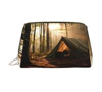 WZYCWB Marquee Printed Leather Cosmetic Bag - Stylish and Portable Cosmetic Storage Bag