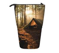 WZYCWB Marquee Printed Retractable Pen Holder Suitable for use as a Simple Cosmetic Bag, Wallet, etc.