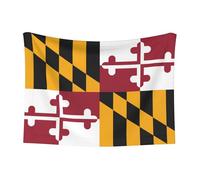 WZYCWB Maryland State Flag Small Printed pet Blanket - Suitable for pet kennels/Dog beds/cat Baskets