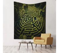WZYCWB mazes Printed decorative wall hanging 60x51 inches - suitable for camping party home decoration