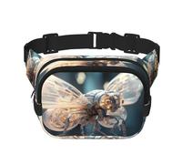 WZYCWB Mechanical Firefly Sports Waist Bag, Trendy and Fashionable Crossbody Bag, Lightweight Travel Small Bag