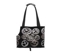 WZYCWB Mechanical gears Lightweight travel bag for cats & breathable small dog shoulder bag for easy portability