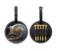 WZYCWB Mechanical Shell Special Printed Golf tee Storage Bag - Portable Hanging Buckle Design