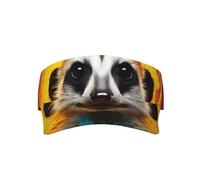 WZYCWB Meerkat Top hat - Adjustable Hollow Design, Suitable for Golf, Baseball, Daily Leisure and Outdoor Sun Protection Black