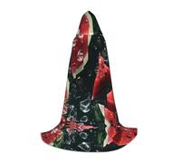 WZYCWB Melon in the water M Printed youth hooded cloak perfect for wizards and role-play costumes (S-L)