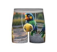 WZYCWB Men's Quick-Drying and Breathable Long Underwear - adorable yellow duckling L print (S-2XL)