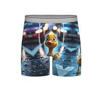 WZYCWB Men's Quick-Drying and Breathable Long Underwear - The duckling XL print (S-2XL) Light Grey