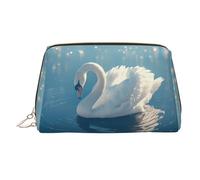 WZYCWB Middle reaches of Goose River Printed Leather Cosmetic Bag - Stylish and Portable Cosmetic Storage Bag