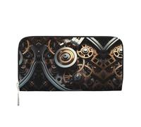 WZYCWB milk cow Leather clutch bags zipper wallets and card holders are perfect for travel or daily use, Mechanically, One Size