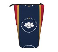 WZYCWB Mississippi State Flag Printed Retractable Pen Holder for Dorm or Office use.