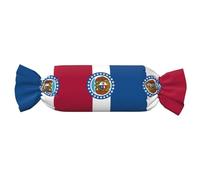 WZYCWB Missouri State Flag Patterned Cylindrical Pillows are Perfect for Long-haul Flights, naps at The Office, and Relaxation at Home.