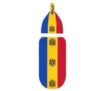 WZYCWB Moldova Flag Newborn Baby Swaddle Blanket Universal Reception Kit (with Matching Head Cap)
