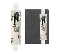 WZYCWB Mondrian abstractionism small animal Diary pencil pouches, PVC pen holders and pen holders with elastic bands, and bookmarks are the best gift choices.