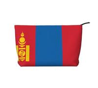 WZYCWB Mongolian Flag Patterned Toiletry Storage Bag, Essential for organizing Cosmetics and Skincare Products.