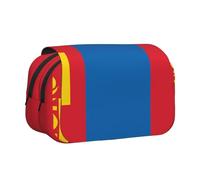 WZYCWB Mongolian flag Portable Pencil Case ideal for organizing pens in the office or storing makeup brushes