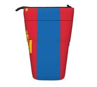 WZYCWB Mongolian Flag Printed Retractable Pen Holder for Dorm or Office use.