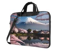 WZYCWB Mt. Fuji in early spring 13 inch Print Laptop Crossbody Bag/Briefcase, Suitable for Daily Office Use and Business Travel