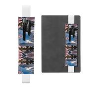 WZYCWB Mt. Fuji in early spring Adjustable Journal Bookmark, Leather Pen Holder Bookmark, Perfect for Back to School Christmas Gift Bookmark Leather Pen Holder,