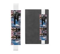 WZYCWB Mt. Fuji in early spring Leather Pen Holder Bookmark, Adjustable Leather Pen Holder, Perfect for Back to School Christmas Gifts