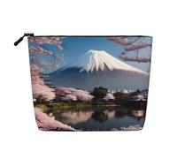 WZYCWB Mt. Fuji in early spring Patterned cosmetic bag, travel cosmetic bag, multifunctional storage bag, storage for daily necessities