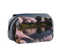 WZYCWB Mt. Fuji in early spring Patterned Portable Pencil Case ideal for organizing pens in the office or storing makeup brushes
