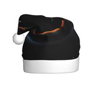 WZYCWB Mysterious Cosmic Black Holes Prints Santa Hats - Ideal for Christmas Eve, New Year's Eve, and Holiday Parties - Festive Decorations