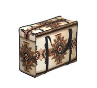 WZYCWB Native American Painting Portable Storage Bag for Adults, 48.7L, Polyester, Zippered, 53 x 40 x 23 cm, Foldable Lightweight