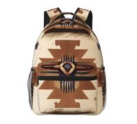 WZYCWB Native American Patterns Casual Backpack, 11.4x15.7x7.8 Inch, Laptop Backpack for Travel Hiking Business Camping Gym