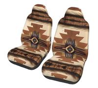 WZYCWB Native American Patterns Printed Car Seat Covers - Suitable for Sedans, SUVs, Trucks, and Vans - (2-Pack)