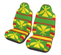 WZYCWB Native Hawaiian Flag Car Seat Protectors (2 Pack) - Vehicle Seat Covers for Sedan, SUV, Truck & Van, Interior Protection