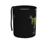 WZYCWB Naughty Frog Portable car Trash can, Practical car Storage Bucket, Practical, Convenient and Foldable, a Must-Have for Cars.