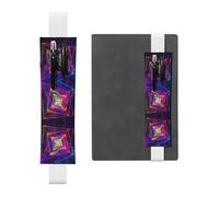 WZYCWB Neon Line Leather pen holder bookmarks, adjustable diary bookmarks, perfect as back-to-school or Christmas gifts,