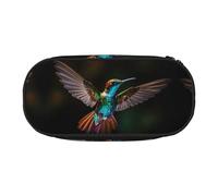 WZYCWB Nice Hummingbird Large Capacity Pencil Bag - Multifunctional Storage Box, Portable and Durable Pencil Bag for Office and School Supplies