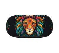 WZYCWB Nice Lion Large Capacity Pencil Bag - Multifunctional Storage Box, Portable and Durable Pencil Bag for Office and School Supplies