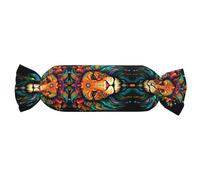 WZYCWB Nice Lion Patterned Cylindrical Pillows are Perfect for Long-haul Flights, naps at The Office, and Relaxation at Home.