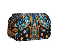 WZYCWB Nice symmetrical pattern Printing Portable Pencil Case ideal for organizing pens in the office or storing makeup brushes