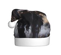 WZYCWB North American bison Adult Christmas hats and printed party hats are perfect for New Year's Christmas and family parties