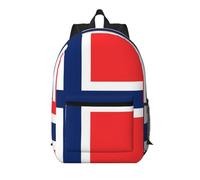 WZYCWB Norwegian flag Printed backpack with pockets - suitable for work, business trips, travel, sports