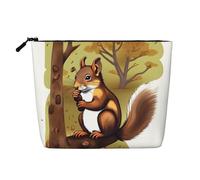 WZYCWB Nut-eating squirrel Patterned cosmetic bag, travel cosmetic bag, multifunctional storage bag, storage for daily necessities