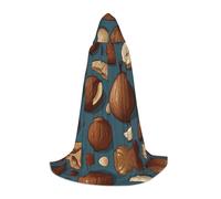 WZYCWB Nuts cartoon cute L Patterned Hooded Cape Cosplay Costume - Holiday Party Costume Props